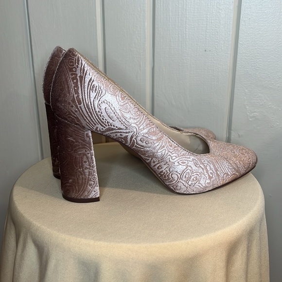 Nine West Jacquard Velvet Heels - Picture 5 of 10